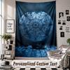 Custom Tapestry Wall Hanging, Wednesday Addams Personalized Name Text Home Wall Decor