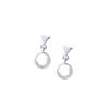 Women's Korean Versatile Earrings Micro-insert Earrings