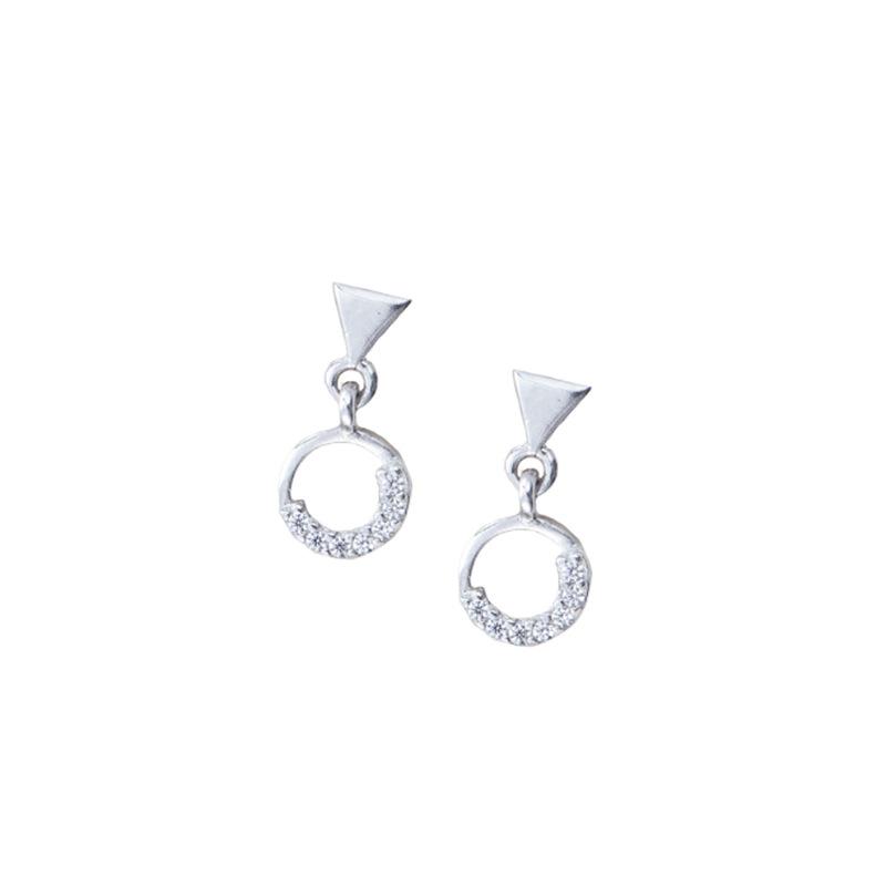 Women's Korean Versatile Earrings Micro-insert Earrings