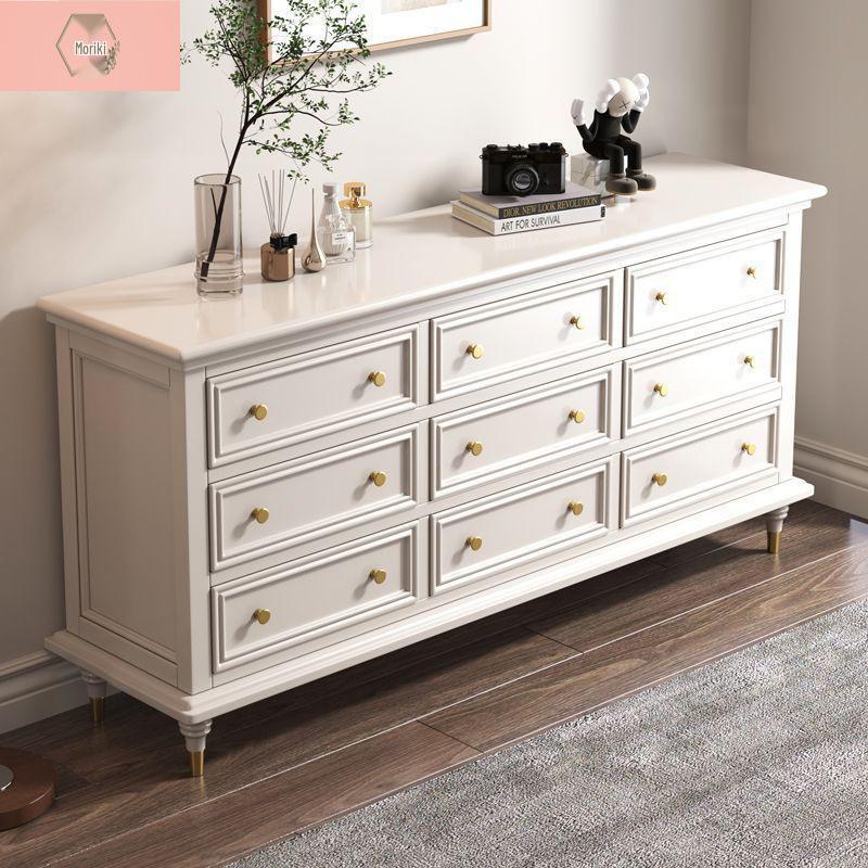 American Solid Wood Multi-Drawer Storage Chest for Bedroom & Living Room
