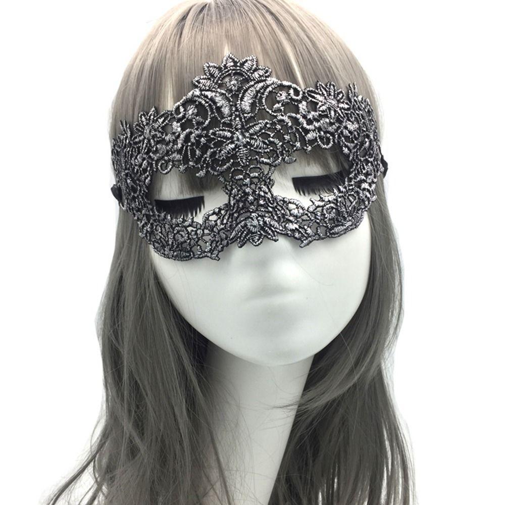 Cosplay Prom Props Costume Bronzing Venice Mask Dance Masks Party Supplies Lace Masquerade
