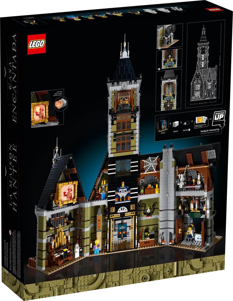 LEGO Haunted House (10273) Building Kit, Displayable Model Haunted House and Creative DIY Project for Adults, 2021 (3,231 Pieces)
