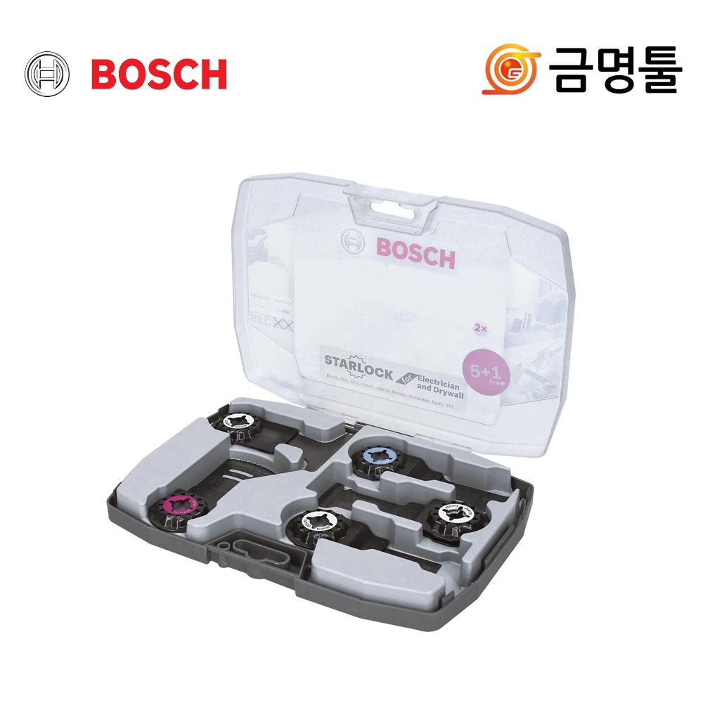 

Bosch 2608664622 Универсальный набор лезвий для резки 5 + 1 шт. Электрический набор для гипсокартона Мульти резак