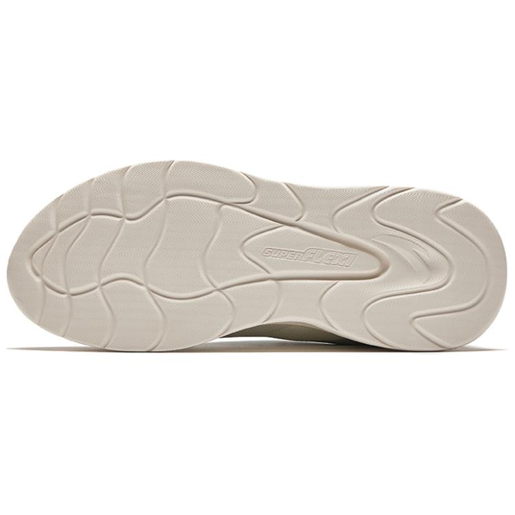 Anta Life Collection Cushioning Slip Resistant Abrasion Resistant Low top Casual Shoes Men's White Gray 912438808-3