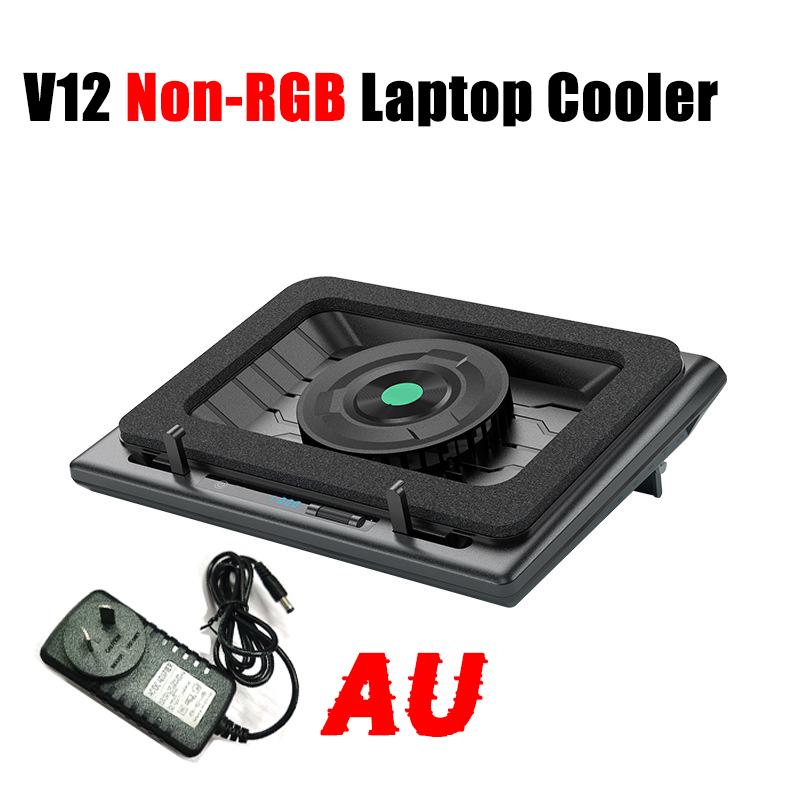 V12 RGB Gaming Laptop Cooler with 5.5-inch Powerful Turbine Fan, 15.6-21 inches, Adjustable Speed, Touch Control, LCD Screen No RGB lighting AU