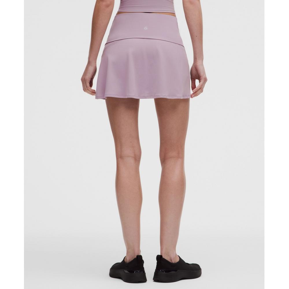 Lullulemon Groove Foldover Mid-Rise Mini Skirt Lotu