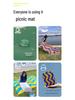 Portable Waterproof Ultralight Camping & Beach Mat - Moisture-Proof and Foldable
