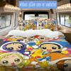 DoReMi Pattern Bedding,Quilt Set Quilt Cover Pillowcase Home Birthday Gift (1*duvet cover+2*pillowcase,without core)XSJT0917012
