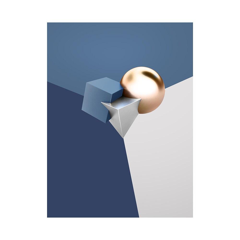 Abstract Geometry Decorative Paintings Nordic Luxury Woman Posters and Prints Wall Art for Living Room Porch Decor