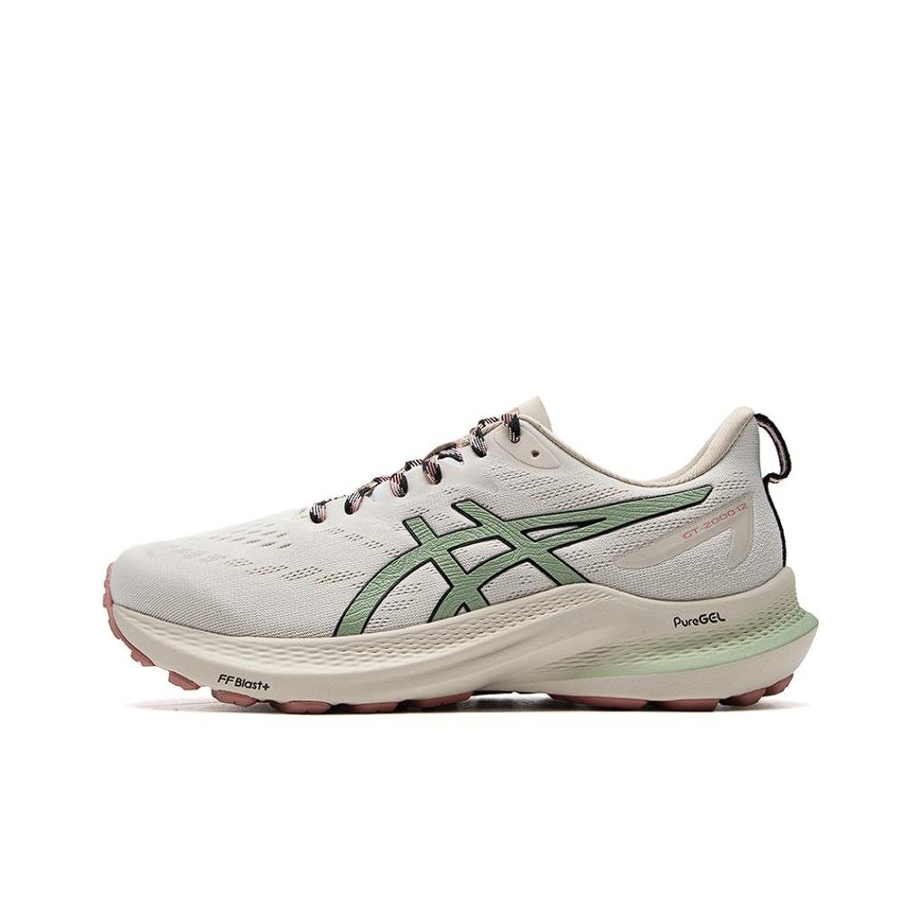 ASICS GT 2000 12 TR Nature Bathing - Cream Green Women Sneakers Pink Rose-Rouge 1012B587-250