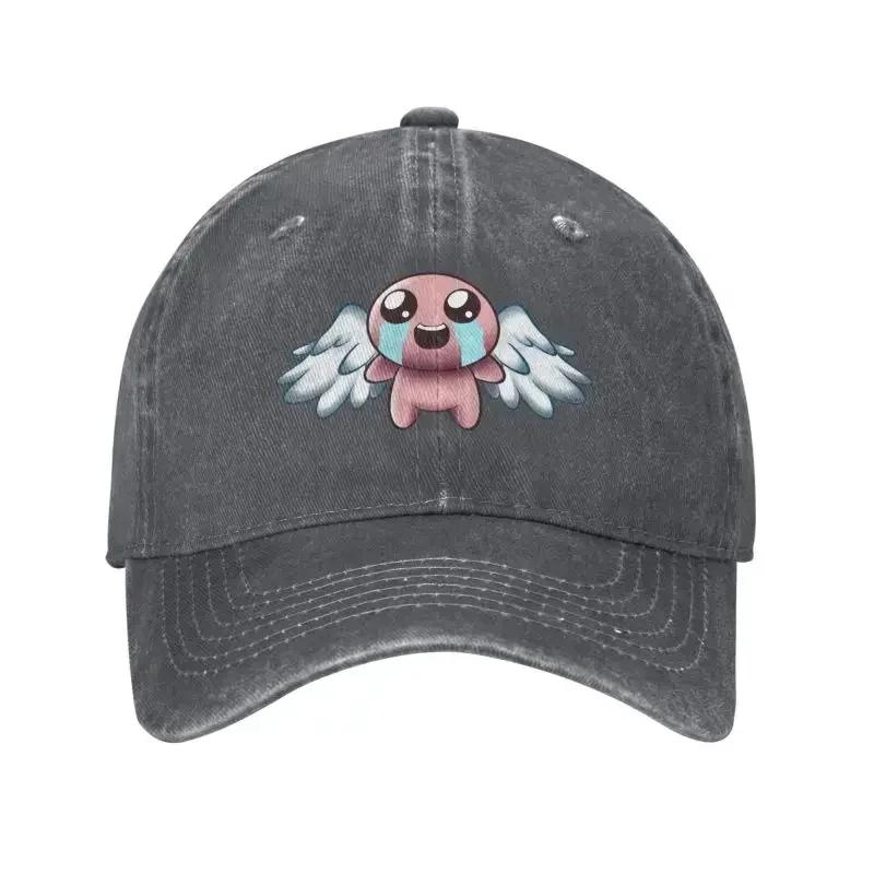 Boné de Baseball Personalizado The Binding Of Isaac Algodão Outdoor Snapback Unissex Feminino Ajustável Chapéu de Pai