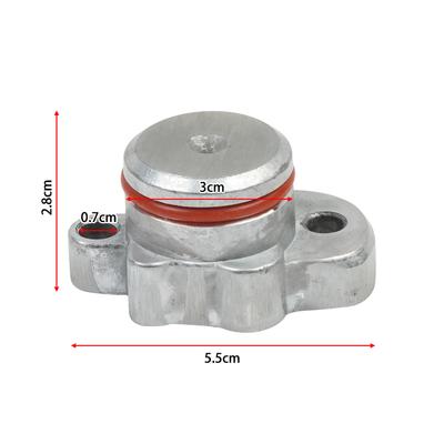 Oil Pump Plug Cover Fit for Yamaha PW50 PW80 Y-Zinger 1981-2024, with Plug Cover, O-Ring, Mounting Bolts, Port Caps