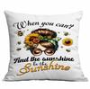 Retro Sunflower Sun Pillow Case Home Sofa Cushion Pillow Case