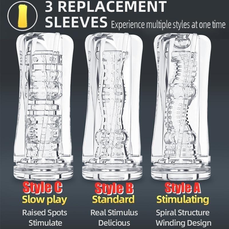 Air Pressure Sucking 10 Vibration Frequencies Strong Vibration Crystal Transparent Male Vibrators Adult Products