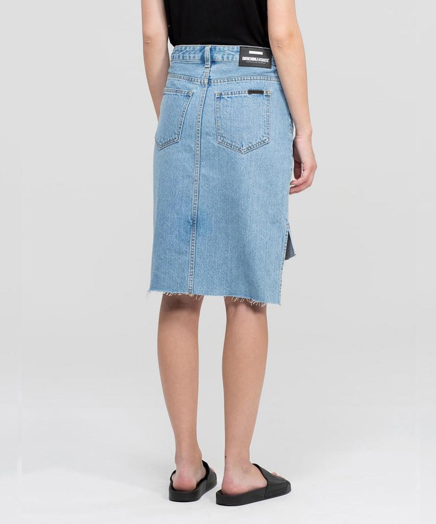 DR.DENIM Mini Skirt - Light Retro / Black