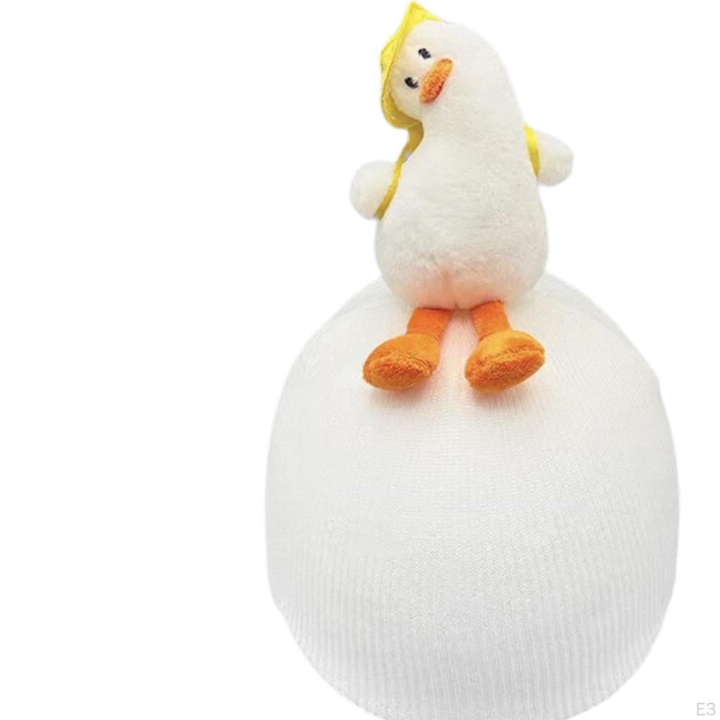 Duck Motif Ski Helmet Cover Lightweight Creative Lovely Knitted Snowboarding and Skiing
