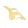 13-Hole Electric Guitar Pickguard with Scratch Plate, for Jazzmaster, Squier, and Classic Vibe Guitars, Vintage Style with Aluminum Alloy Shell (Gold)