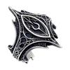 Gothic Style Adjustable Open Ring Alloy Metal Statement Jewelry Edgy Gift For Her Him Dark Elegant Design