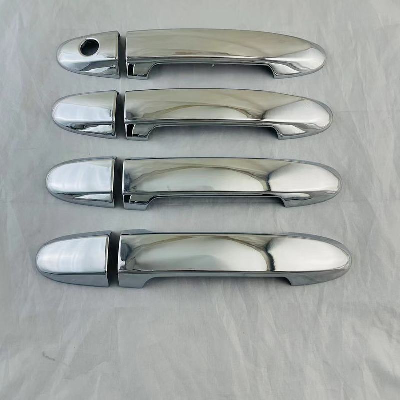 Chrome Retrofit Car Accessory Door Handle Covers Trim Paste Style For Hyundai Santa Fe GLS SantaFe 2007 2008 2009 2010 2011 2012