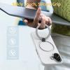 For iPhone 16 Case Compatible with MagSafe Rotating Ring Kickstand TPU + PC Phone Back Cover