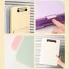 Candy Color A4 File Folder Plastic Test Paper Storage Box Multi-functional File Storage Box  Home