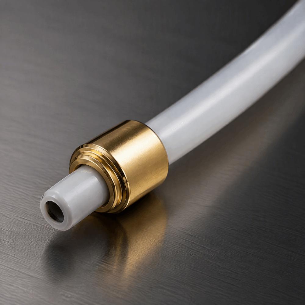 3er-Pack Lebensmittelgeeigneter Aufschägerschlauch 4 mm Außendurchmesser PTFE Lebensmittelgeeigneter Schlauch Kaffeemaschine Milchschlauch Zum Ersatz