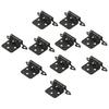 10pcs Cabinet Door Hinges Cold-rolled Steel Cupboard