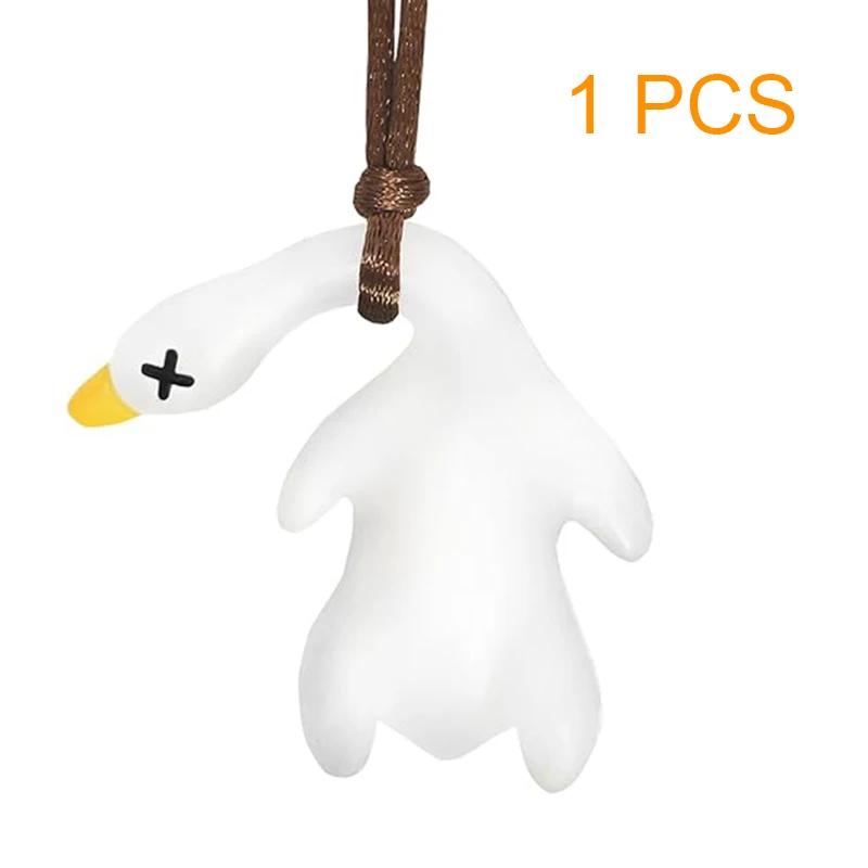 

Car Color-Changing Roast Duck Pendant Car Swing Duck Ornament Creative Rearview Mirror Color-Changing Duck Ornament Gift
