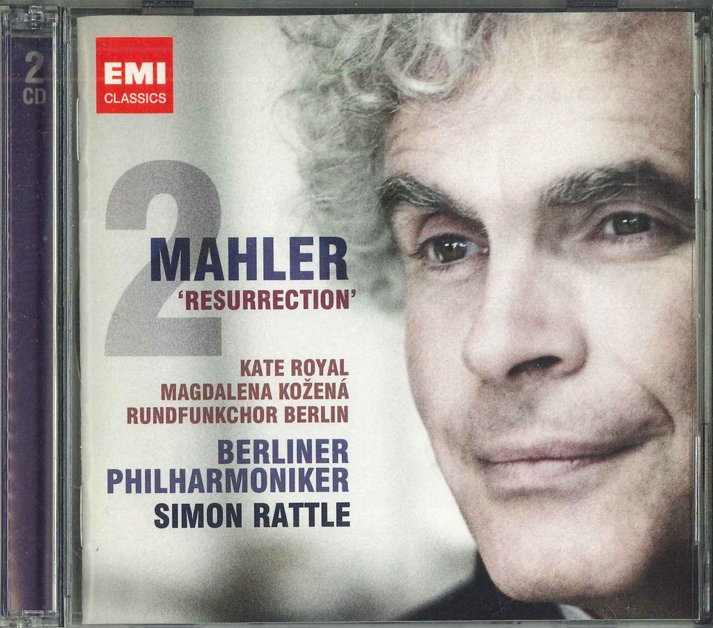 CD RATTLE  BERLIN PHILHARMONIC  Mahler Symphony No 2 TOCE9018182 EMI Japan Classical Used