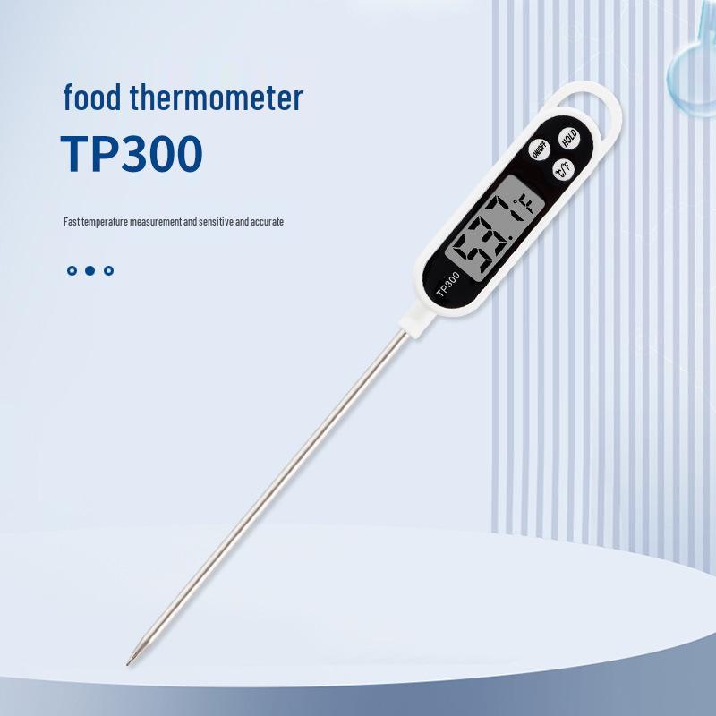 High-Precision Digital Food & Water Thermometer with Pen-Type Probe and Display