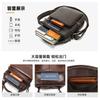 Head Layer Cowhide Men's Shoulder Bag Casual Simple Vertical Small Leather Handbag