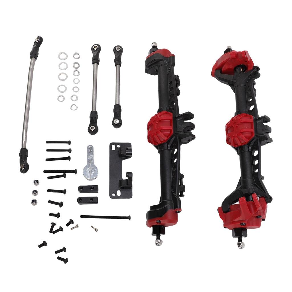 Front and Rear Axle Replacement for   SCX10 II 1Celsius10 Scale RC Crawler Upgraded Axle Set