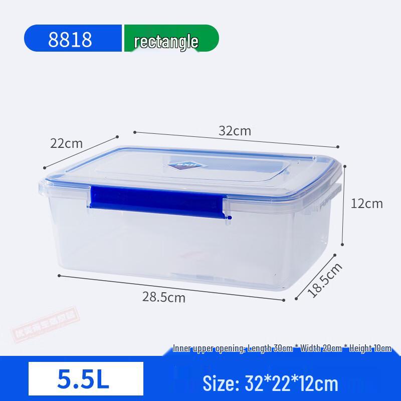ZISIZ Rectangular Food Storage Container