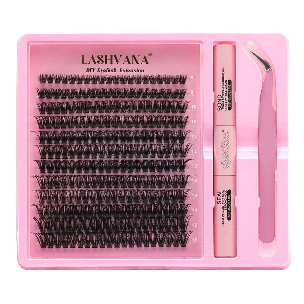 

Набор для наращивания ресниц «Сделай сам», 144 шт., 8-16 мм, набор отдельных ресниц, модные пучки для самостоятельного использования