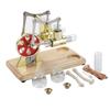 Stirling-Motor-Kit, Heißluftmotor-Modell, physikalisches Dual-Engine-Generator-Modell mit LED-Licht