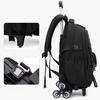 School Bags Roller Student Backpack 6 Wheels (35*20*48CM)ZRY1291