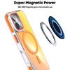 For iPhone 17 Magnetic Case TPU Acrylic Phone Back Cover with Lens Film and Kickstand