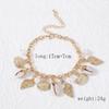 Retro Baroque imitation pearl conch shell female irregular bracelet personality exaggerated European and American style beach chain