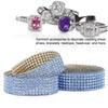 1pcs Self Adhesive Rhinestone Strips Hot Melt Adhesive Rhinestone Banding  DIY Arts Crafts
