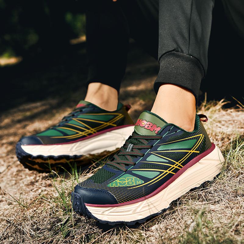 Scarpe sportive alla moda per il tempo libero all'aperto, di grandi dimensioni, ammortizzanti, antiscivolo, resistenti all'usura, scarpe da corsa alla moda