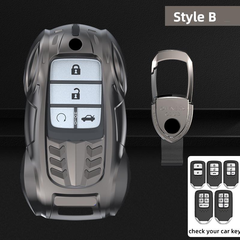 Metal Car Remote Key Cover Case Holder shell Keychain Fob For Honda New Accord 11th Gen Civic Odyssey CRV ZRV XRV HRV e:NS1 2025