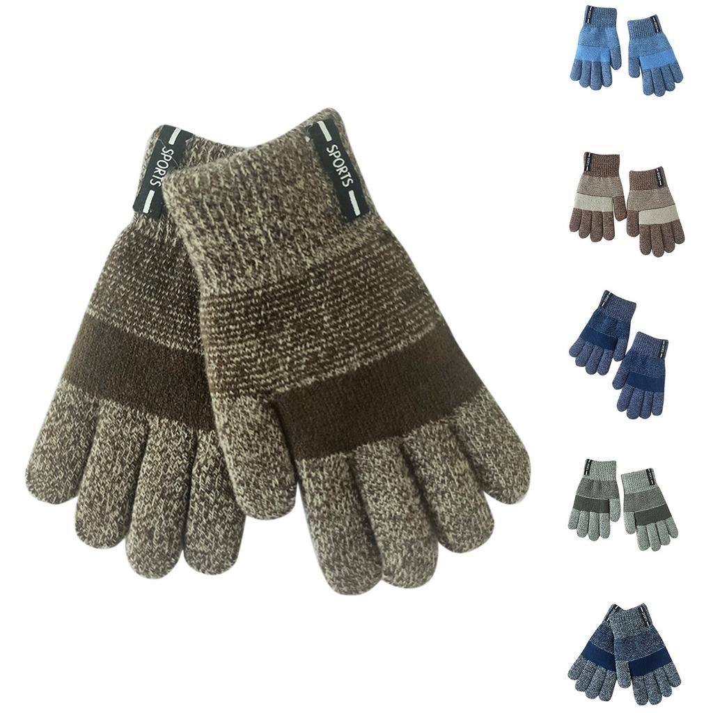 Kids Winter Gloves For Toddler Girls And Boys, Touchscreen Knitted Warm Stretch Mittens For Cold Weather