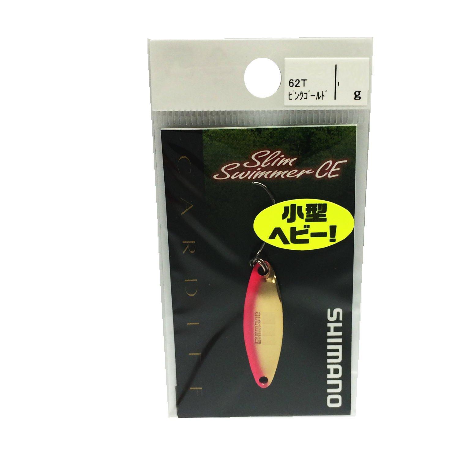 

SHIMANO Spoon Cardiff Slim Swimmer Compact Edition Pink Gold 62T Lure 2.0g TR-S20N