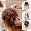 4-piece WANMEI  Headband Tool, Hair Braiding Tool with Mouse Tail Comb, Ponytail Headband Remover, Quick Styling Hair Accessory