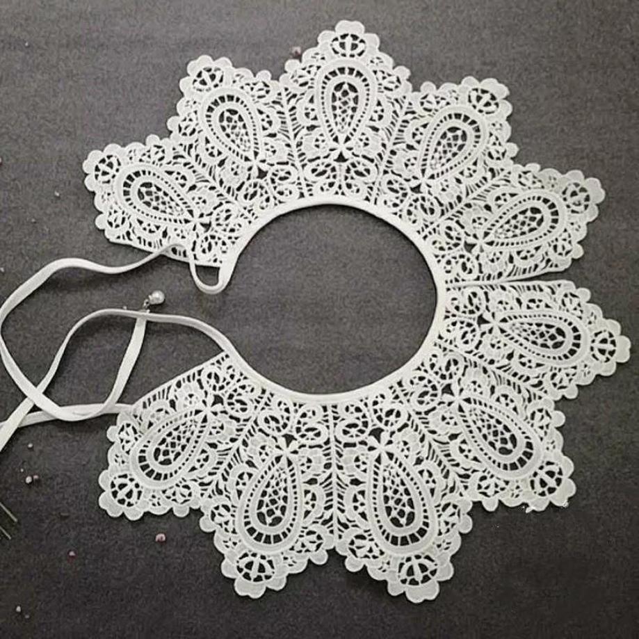 Girls Clothing Accessories Lace False Collar Hollow Shawl Cloud Shoulder Pearl Lace Shawl Antique Jewelry Fashion Accessories