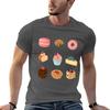 Dessert Illustrations Macaron Cookie Donut Cake Pie Pancakes Brownie Fudge Tshirt Outdoor Working Tshirt