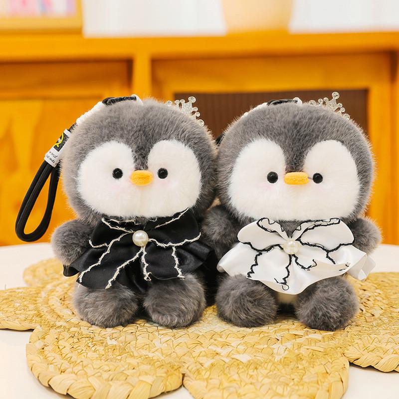 Cute Penguin Plush Keychain With Cartoon Design For Kids Gift And Ocean Aquarium Decor