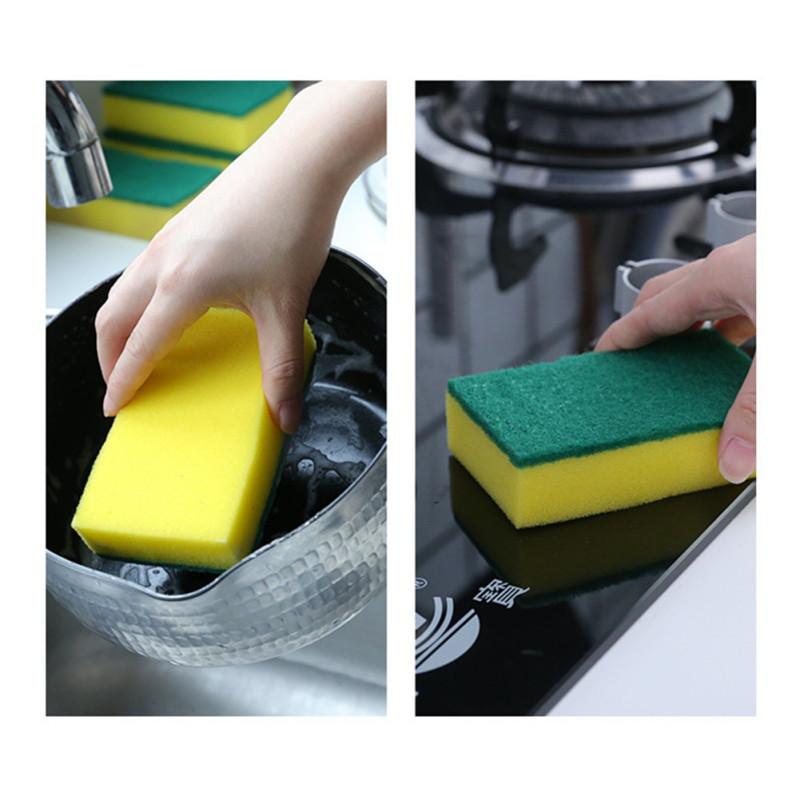 Hot! Dishwashing Sponge Right Angle High-density Thickened Housework Cleaning Wipe (11 X 7 X 3cm)