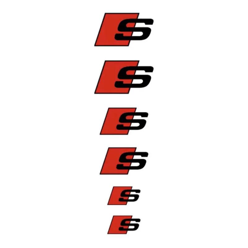 Car Brake Caliper Sticker Heat Resistant Decals Audi sport Sticker For Quattro For Audi S3 S4 S5 S6 S7 S8 RS3 RS4 RS5 RS6 RS7 RS