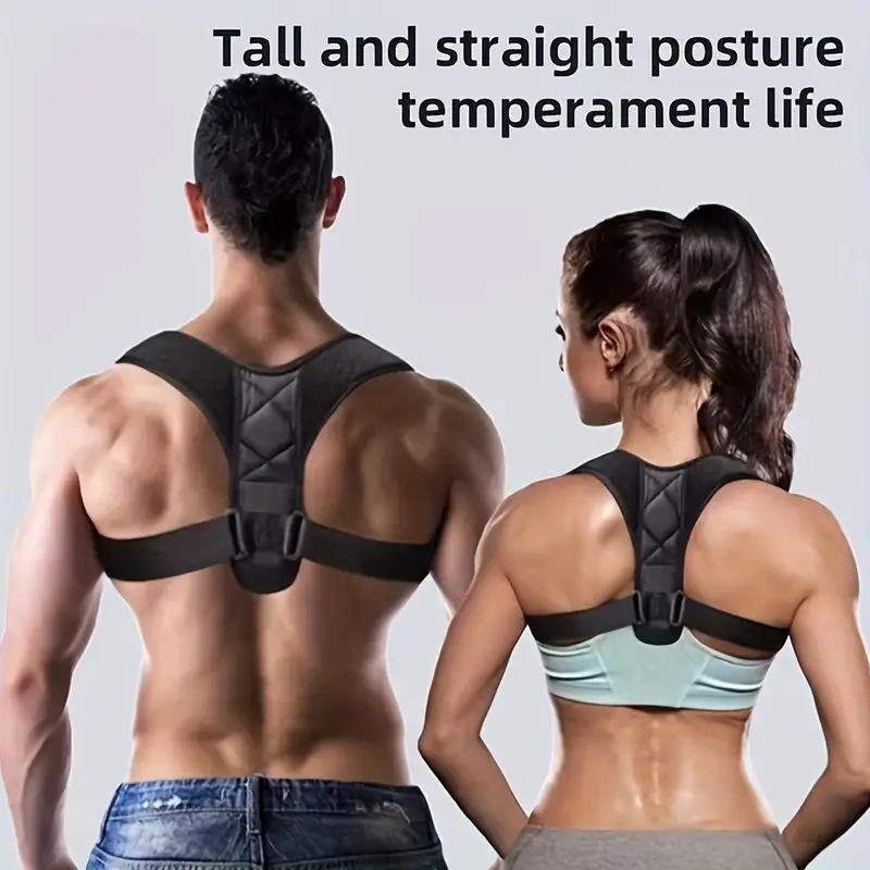 

Back Invisible Correction Belt Breathable Anti-hunchback Stretching Clavicle Adjustable чорний